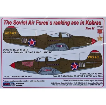 Plastikový model AML 1/48 Decals The Soviet AF's ranking ace in Kobras