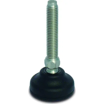 Šroub Stavitelná noha s patkou ø40mm, šroub M8x25mm, PA+GF-nerez