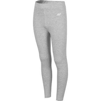 Dětské legíny 4F HJZ22-JLEG001 šedé - 4F 158 cm