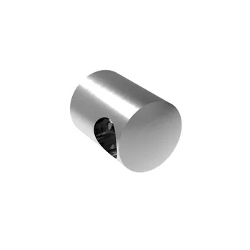 Zábradlí Hahn Steel Úchyt s bočním průchodem pro tyč O14,0 mm / pro profil (plochý povrch), nerezová ocel AISI 304 -brus