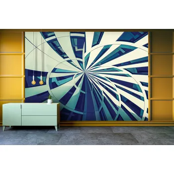 Malvis ® Tapeta Abstraktní fasádní linie Vel. (šířka x výška): 216 x 140 cm