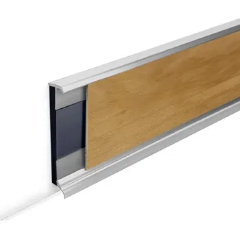 Podlahová lišta BRASED BO256690865 11,8 x 58 x 2500 mm stříbrná