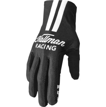Moto rukavice Motokrosové rukavice THOR HALLMAN MAINSTAY ROOSTED černá/bílá