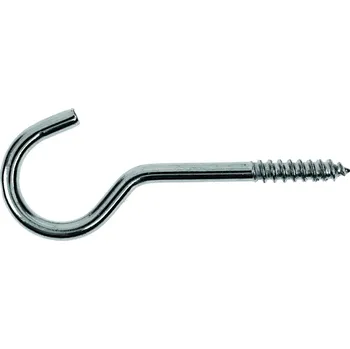 Tesařské kování Hák lustrový 70x3.8 mm pozink