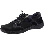 JOSEF SEIBEL Pánské polobotky JOSEF SEIBEL, model 43687 TE21 101 ANVERS 87 schwarz-kombi Velikosti: 45