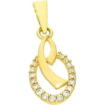 Přívěsek Goldstore Zlatý přívěsek s jemnými zirkony Váha: 0.65 g