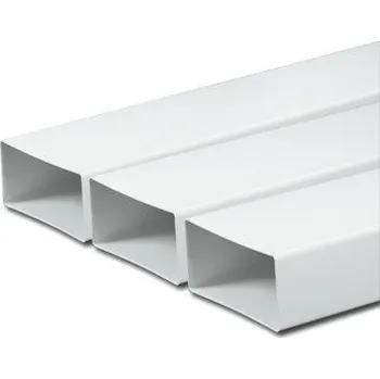 Ventilační potrubí PVC Ventilační potrubí hranaté 1 m