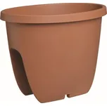 Květináč na zábradlí 30 cm terakota Balconia OVI
