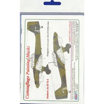 Plastikový model AML 1/72 Camouflage masks Junkers Ju-87 B-2 (ZVE)