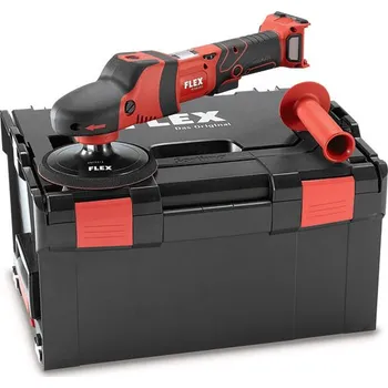 PE 150 18.0-EC Aku leštička rotační 150mm bezuhlíková 18V - pouze tělo, kufr L-BOXX, Flex