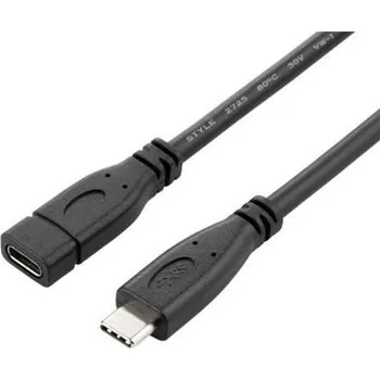 PremiumCord Prodlužovací kabel USB 3.1 generation 2, C/male - C/female, 1,5m