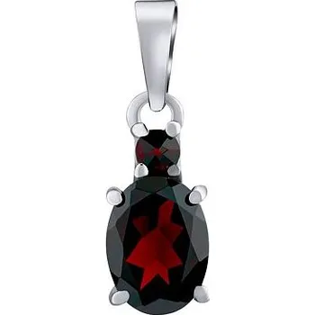 Přívěsek Stříbrný přívěsek Arane s přírodními granáty SILVEGOB180348P