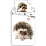 Jerry Fabrics Bavlněné povlečení 140x200 + 70x90 cm - Ježeček