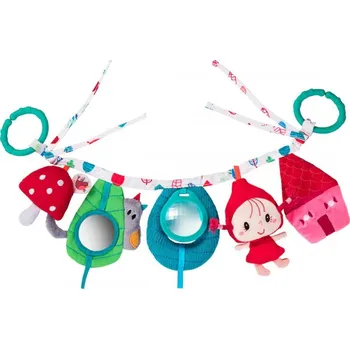 Hračka pro nejmenší Lilliputiens - závěsná hračka na kočárek - Červená Karkulka