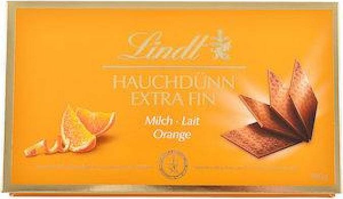 Čokoláda Lindt s pomerančem