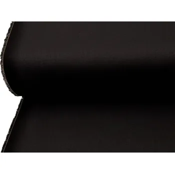 Mirtex Látka kepr NORD 290/26 Černá šíře 150cm Zbytková metráž