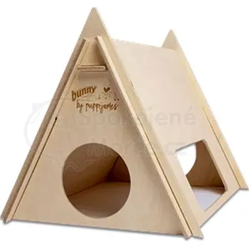 BunnyNature Dřevěný stan "CAMPSITE"