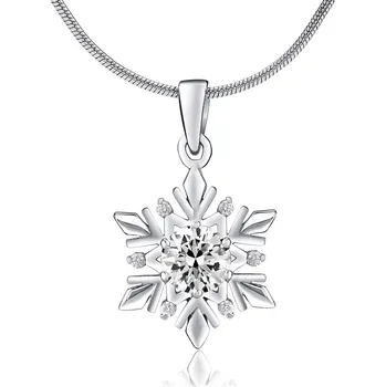 Šperk Stříbrný přívěsek sněhová vločka se Swarovski® Zirconia JJJP0811