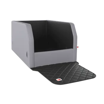 autosedačka pro psa Mypado Prémiová autosedačka pro psy na zadní sedadlo Travelmat® – na míru Barva: Silverlineblack