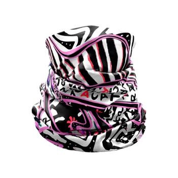 Nákrčník Crazy Idea NECK GAITER LIGHT ZEBRA MIX (Nákrčník)