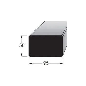 Dřevo Konstrukční hranol - HF 58x95 SM /240 hoblované