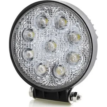 Pracovní světlo pracovní světlo 9x LED kulaté, pevné uchycení, Elta