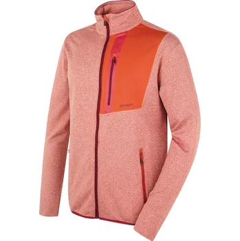 Pánská mikina Husky Pánská mikina na zip Ane M XXL, dk. brick orange