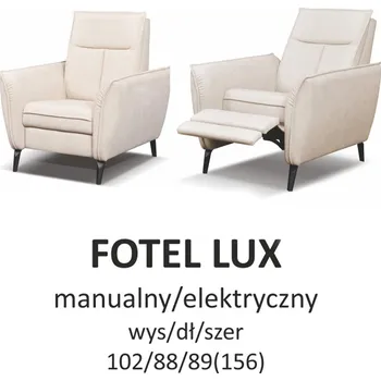 Křeslo MEBLOSOFT Křeslo ROMANTIC LUX E (s el. relaxační funkcí)