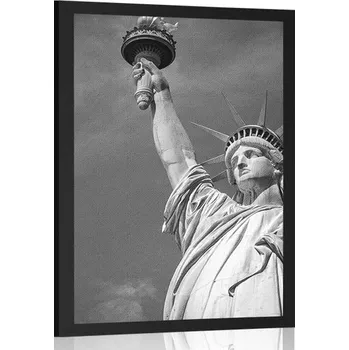 Plakát Dovido Plakát Socha svobody v černobílém provedení