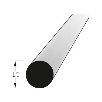 Stropní lišta Kruhová lišta - KR 15 BK /90