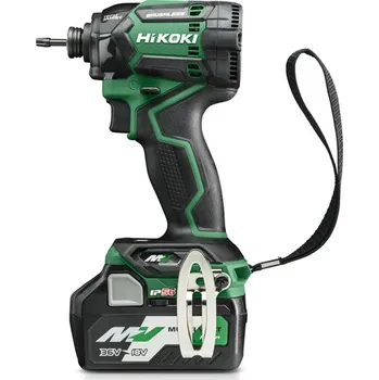 HiKoKi WH36DCWRZ Multivolt akumulátorový rázový utahovák (1/4"),36V, 2,5 Ah, Brushless, Hitbox