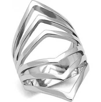 Prsten Šperky4U Extravagantní ocelový prsten - velikost 57 - AL-0089-57