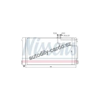 Chladič motoru Chladič klimatizace NISSENS 940145