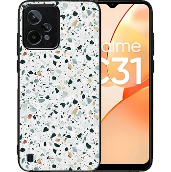Pouzdro na tablet VSECHNONAMOBIL 50237 MY ART Ochranný kryt Realme C31 -GREY TERRAZZO (163)