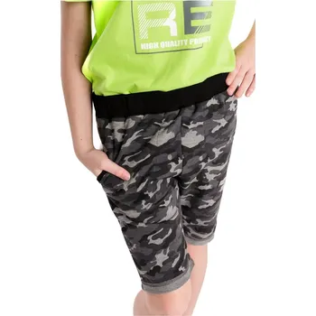 Chlapecké kraťasy Bettymode Chlapecké kraťasy MASKÁČ ŠEDÁ, 116
