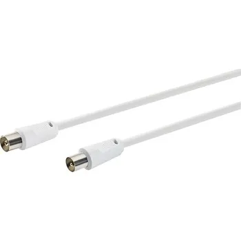 Anténní kabel Koaxiální kabel 3,75m bílý