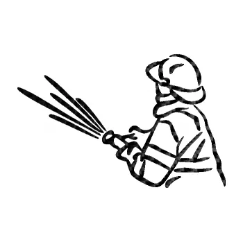 Samolepící dekorace SAMOLEPKA Hasič 015 levá (50 - 3D karbon černý) NA AUTO, NÁLEPKA, FÓLIE, POLEP, TUNING, VLASTNÍ TEXT, TISK, AUTOSAMOLEPKY.cz, POLEPY, OBRÁZEK, LOGO, SAMOLEPKY