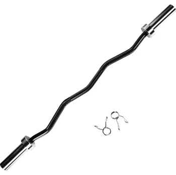 GymBeam Posilovací EZ tyč LIFTER fialová