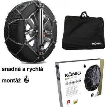 Sněhové řetězy Sněhové řetězy König Easy-fit CU-9 070 THCU9070
