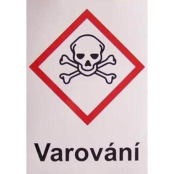 Značení VT VAROVÁNÍ A6 samolepka "lebka"
