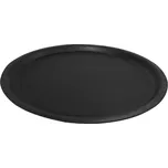 SVING podnos 38 cm kulatý protiskluzový barva Olympos černý mat