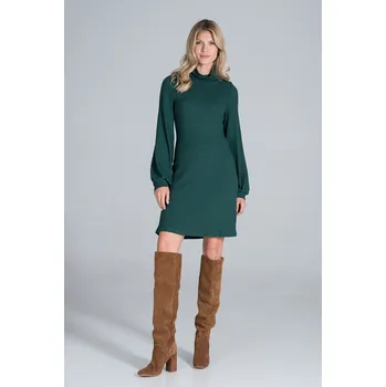Dámské šaty FIGL M831 zelené XL