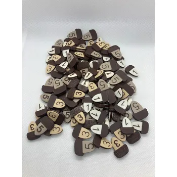 Desková hra TLAMA games Divočina Severní Ameriky: plastové žetony žaludů