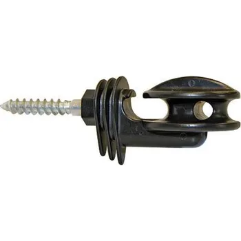 Izolátor rohový napínací s průchozím vrutem