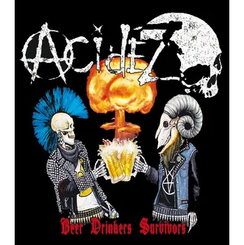Nášivka nášivka na záda, zádovka Acidez - Beer Drinkers Survivors