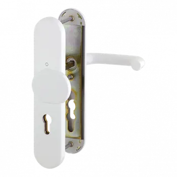 Dveřní kování Bezp.s.HOP PARIS kl+ma bílá bp 92