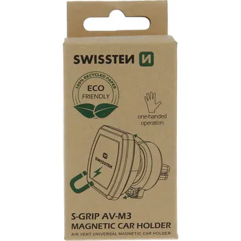 Magnetický držák do ventilace auta swissten s-grip av-m3 (eco balení)