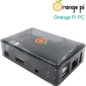 Elektronická součástka Krabička pro OrangePi PP, PC Plus a PC2 Černá