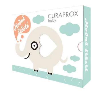 Zubní kartáček Curaprox Baby dárková kazeta 4 ks