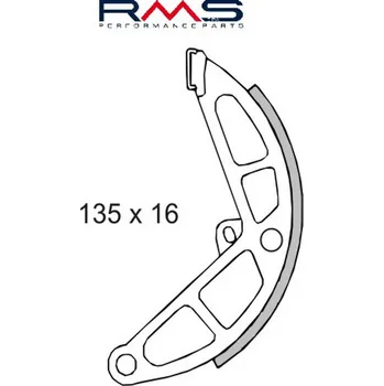 Brzdová čelist Brzdové čelisti RMS 225120230